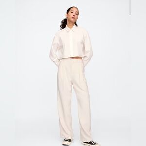 NWT Gap Easy Pant Birch White Trousers Women's Pants size 4